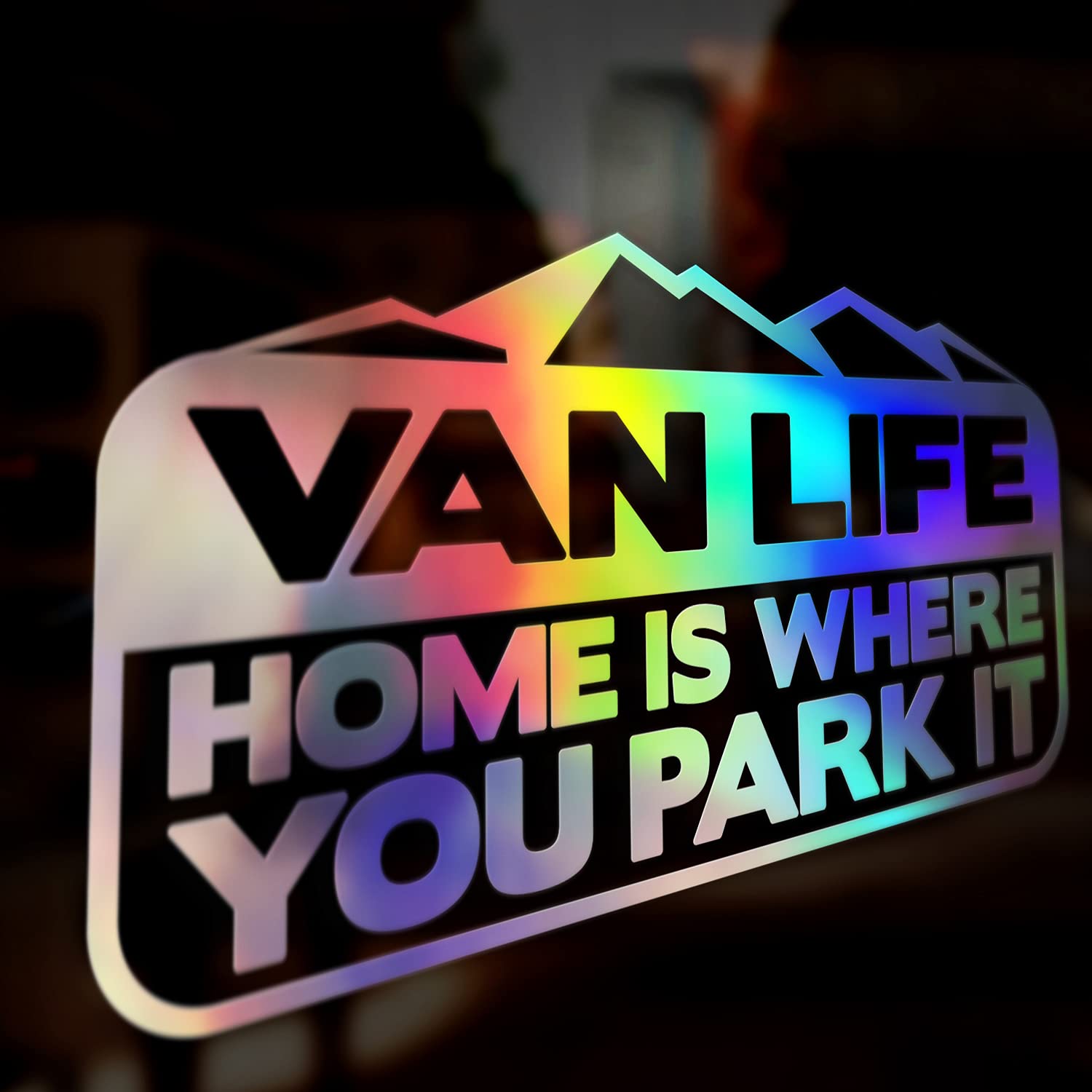 趣味・スポーツ・実用  IS WHERE YOU PARK IT : VAN LIFE Amazon.com: Van Life Home is Where You Park It Sticker, Vinyl